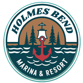Holmes Bend Marina & Resort White Logo