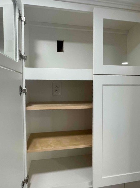 new cabinets in kitchen remodel