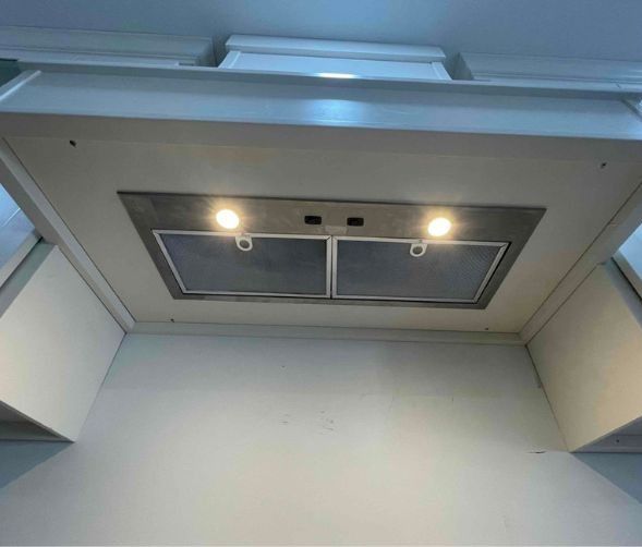 ventilation hood in kitchen remodel