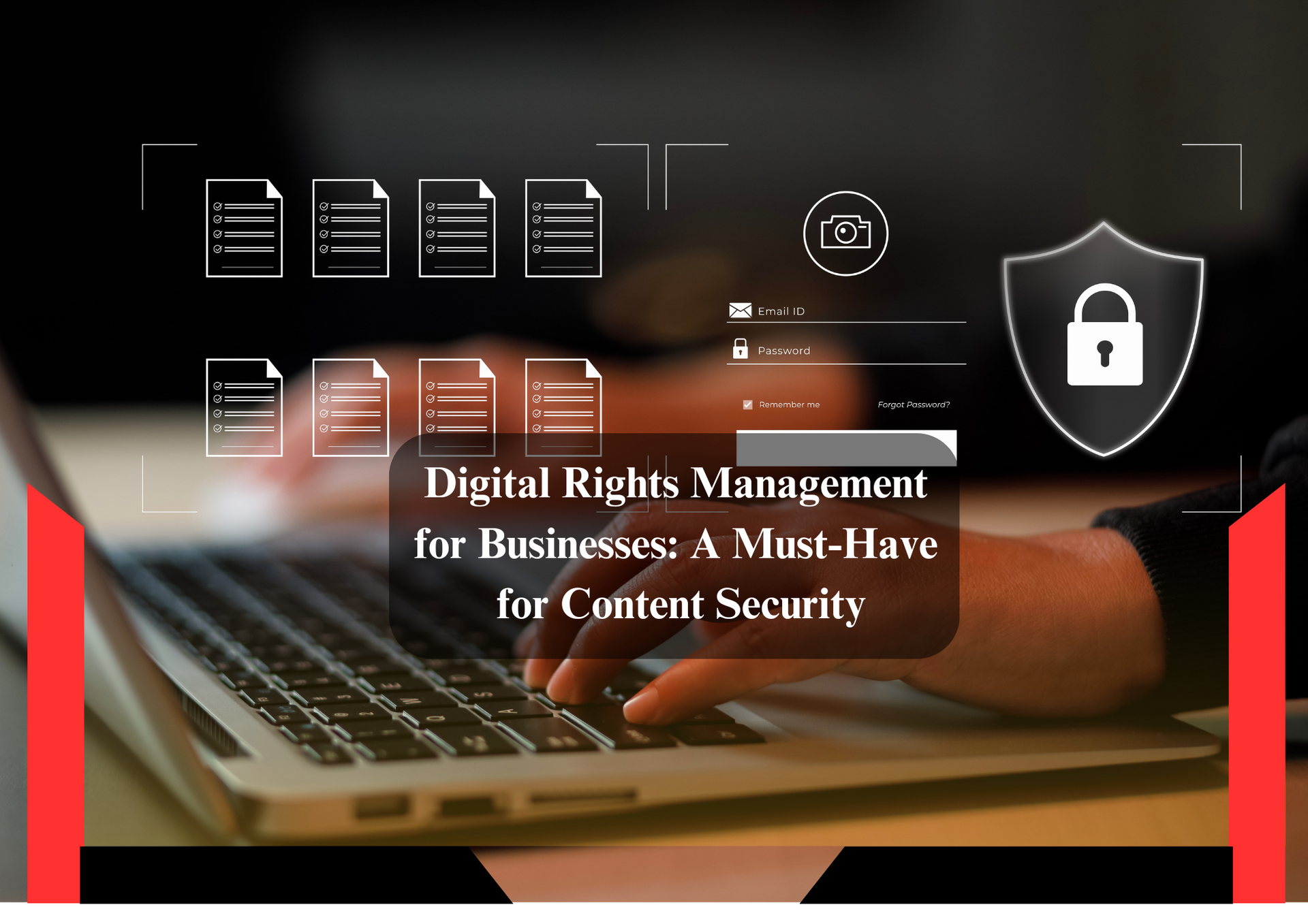 Digital Rights Management (DRM) protecting digital content and enforcing copyright control.