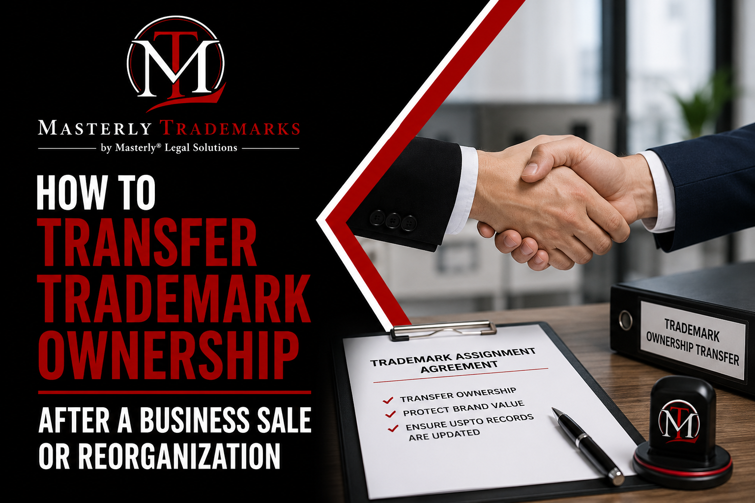 USPTO trademark ownership transfer filing