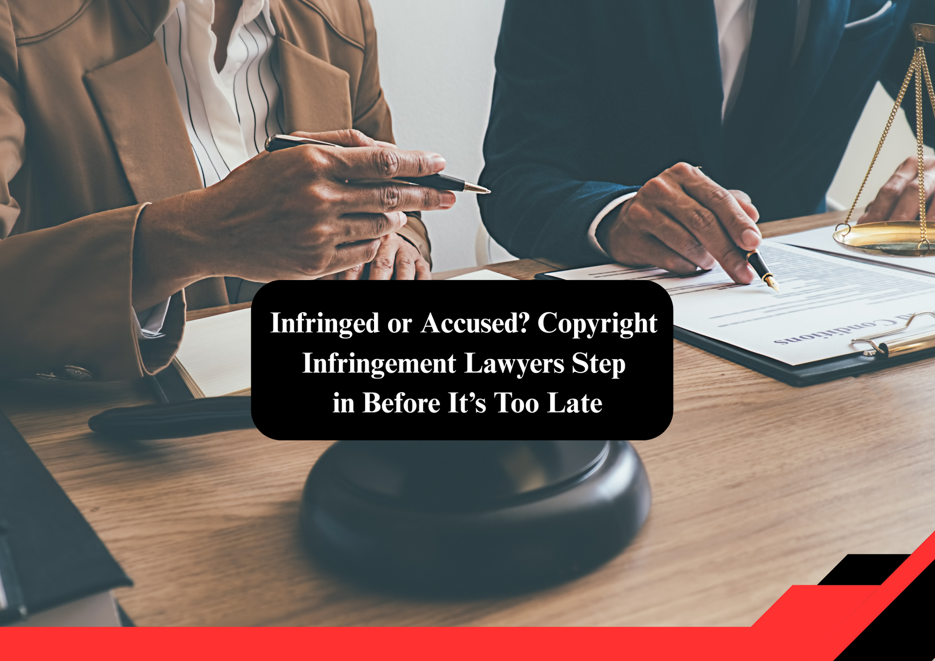 Experienced copyright infringement lawyers providing legal advice and representation.