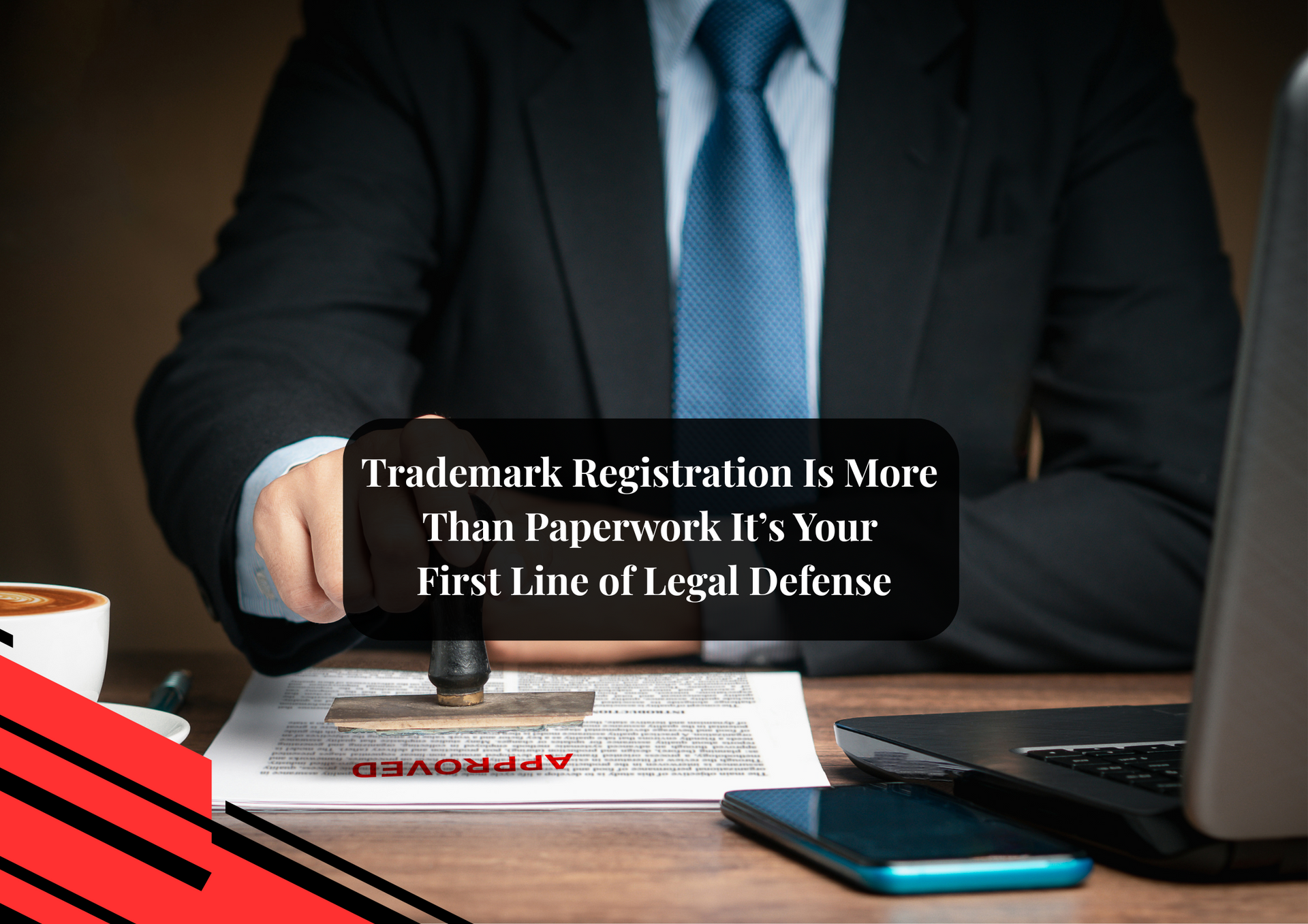Form being filled out to register a trademark with the USPTO.