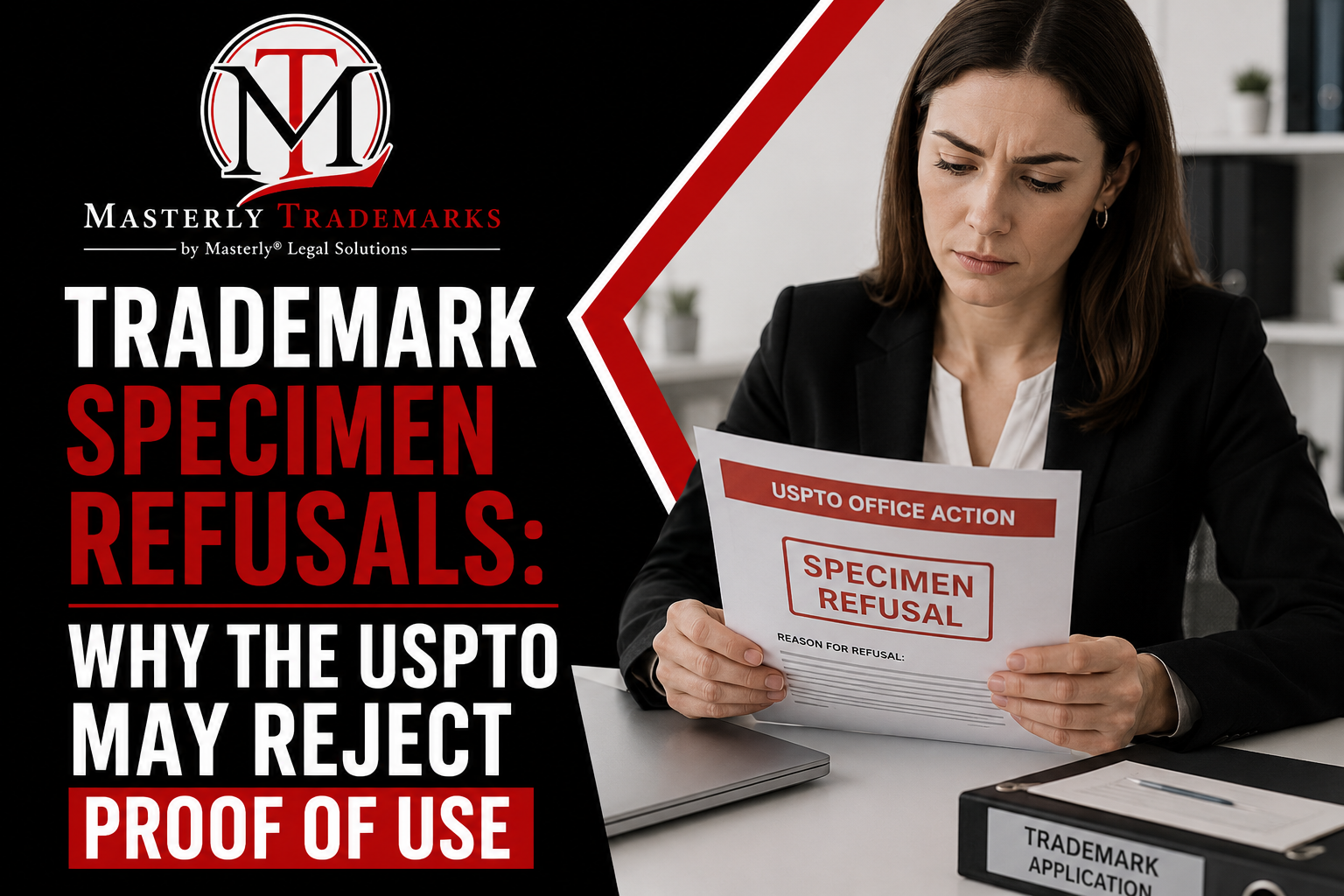 Trademark specimen refusal attorney