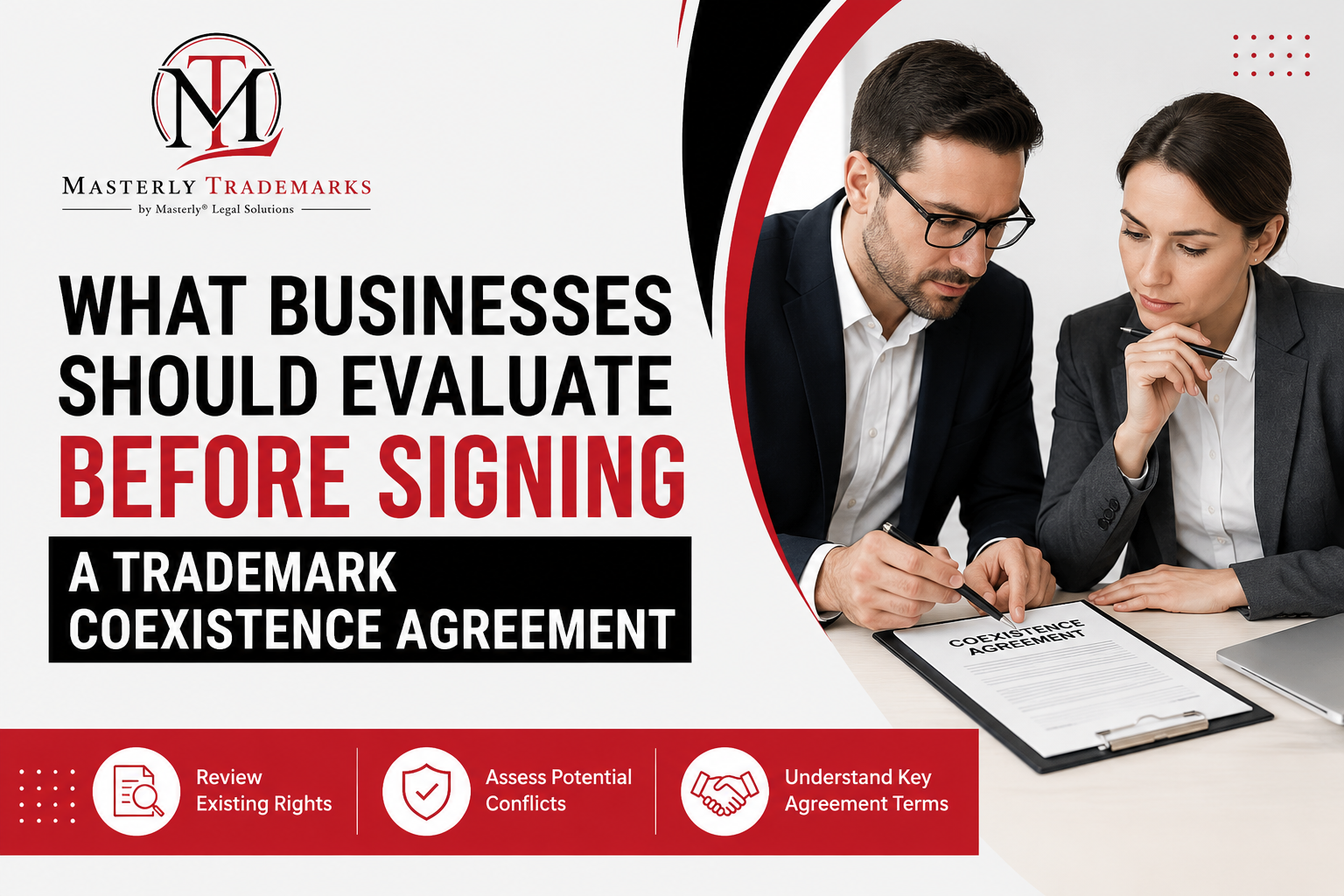 Trademark coexistence agreement between two businesses protecting brand rights