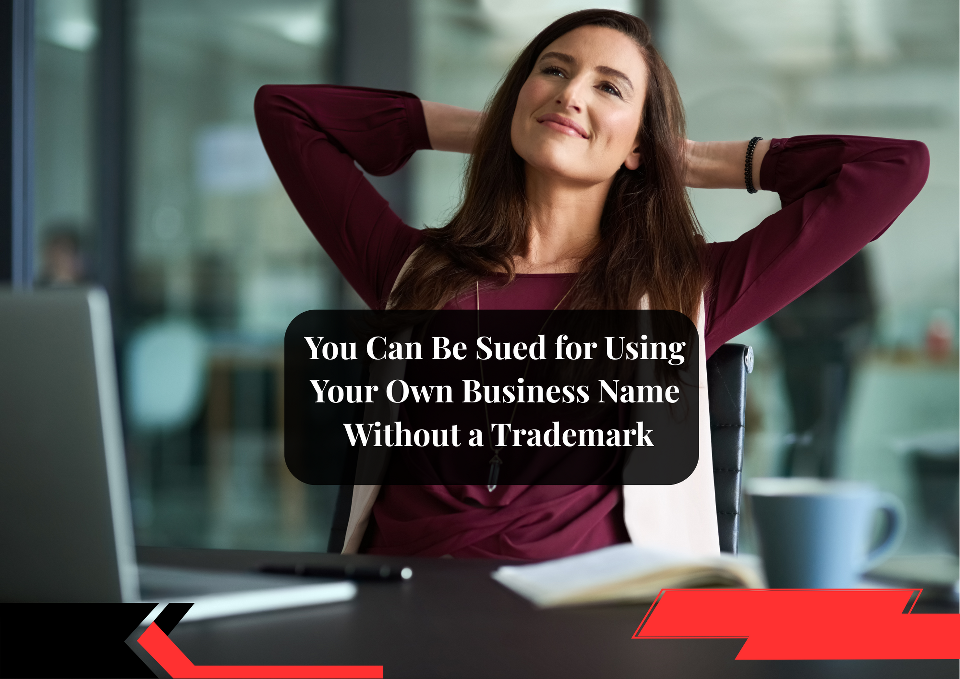 Trademark registration form for a company name filed with the USPTO.









