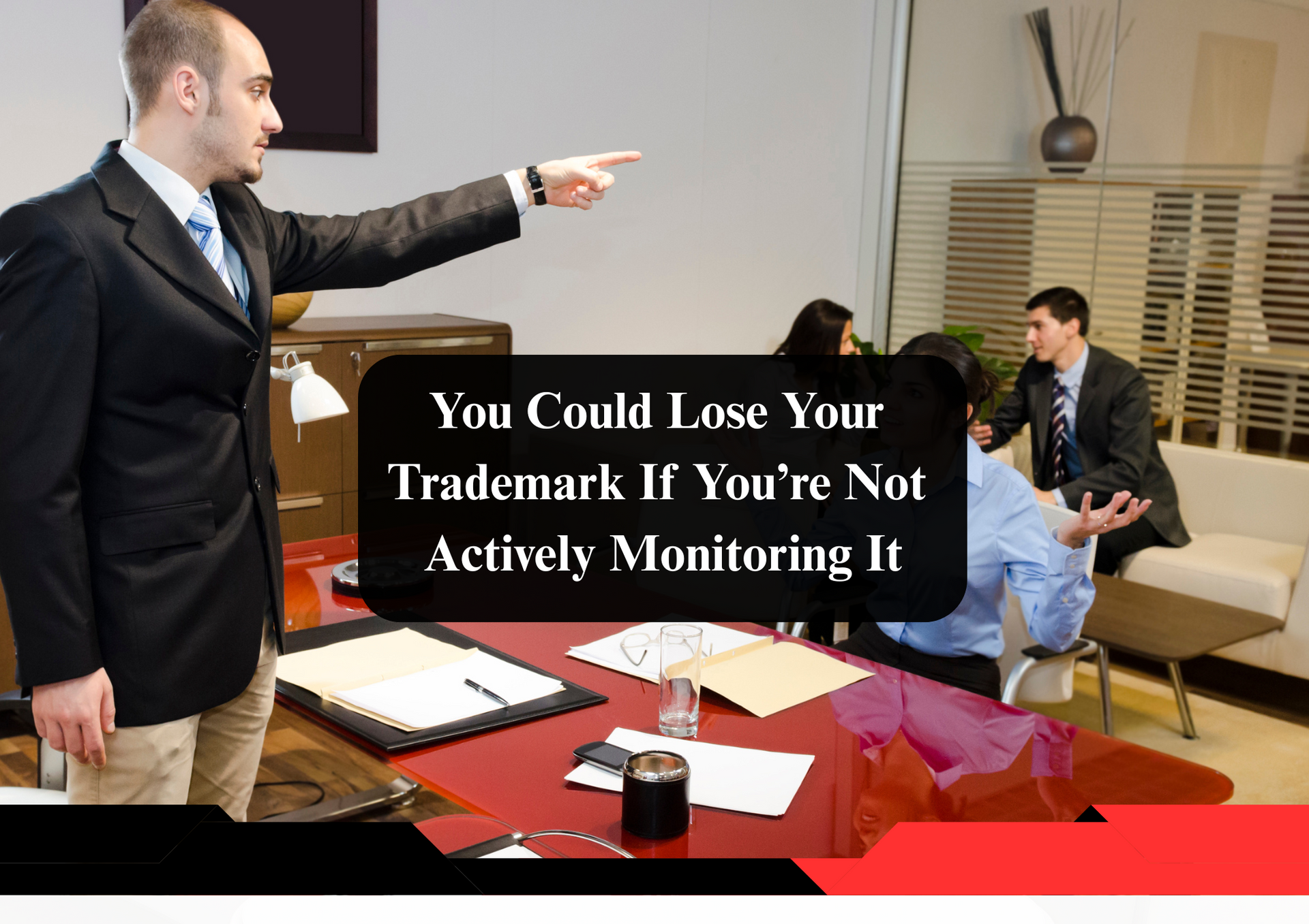 Dashboard displaying trademark monitoring alerts and reports.