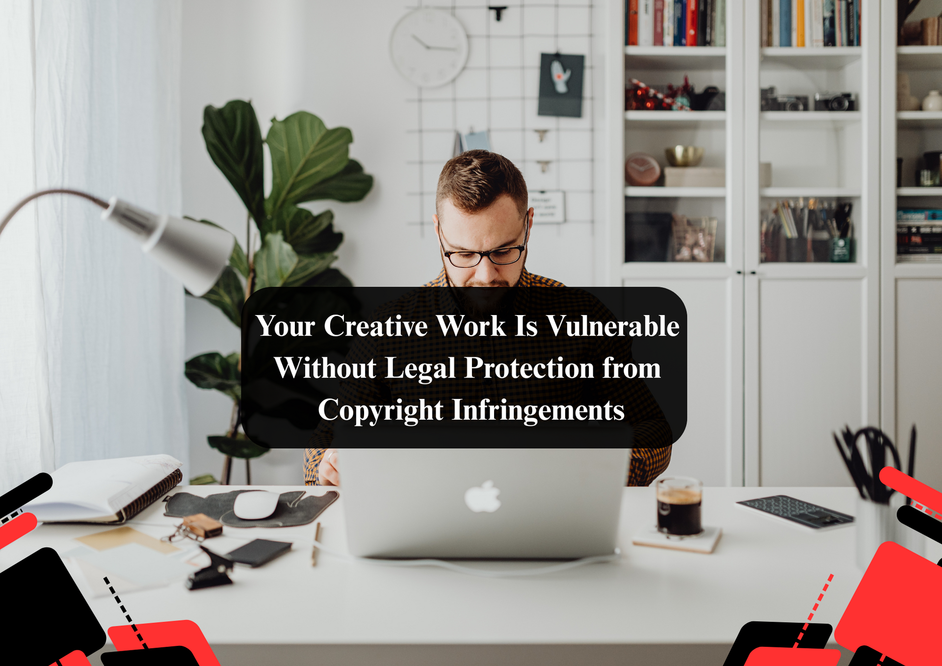 Copyright infringement lawyers reviewing legal documents for intellectual property cases.