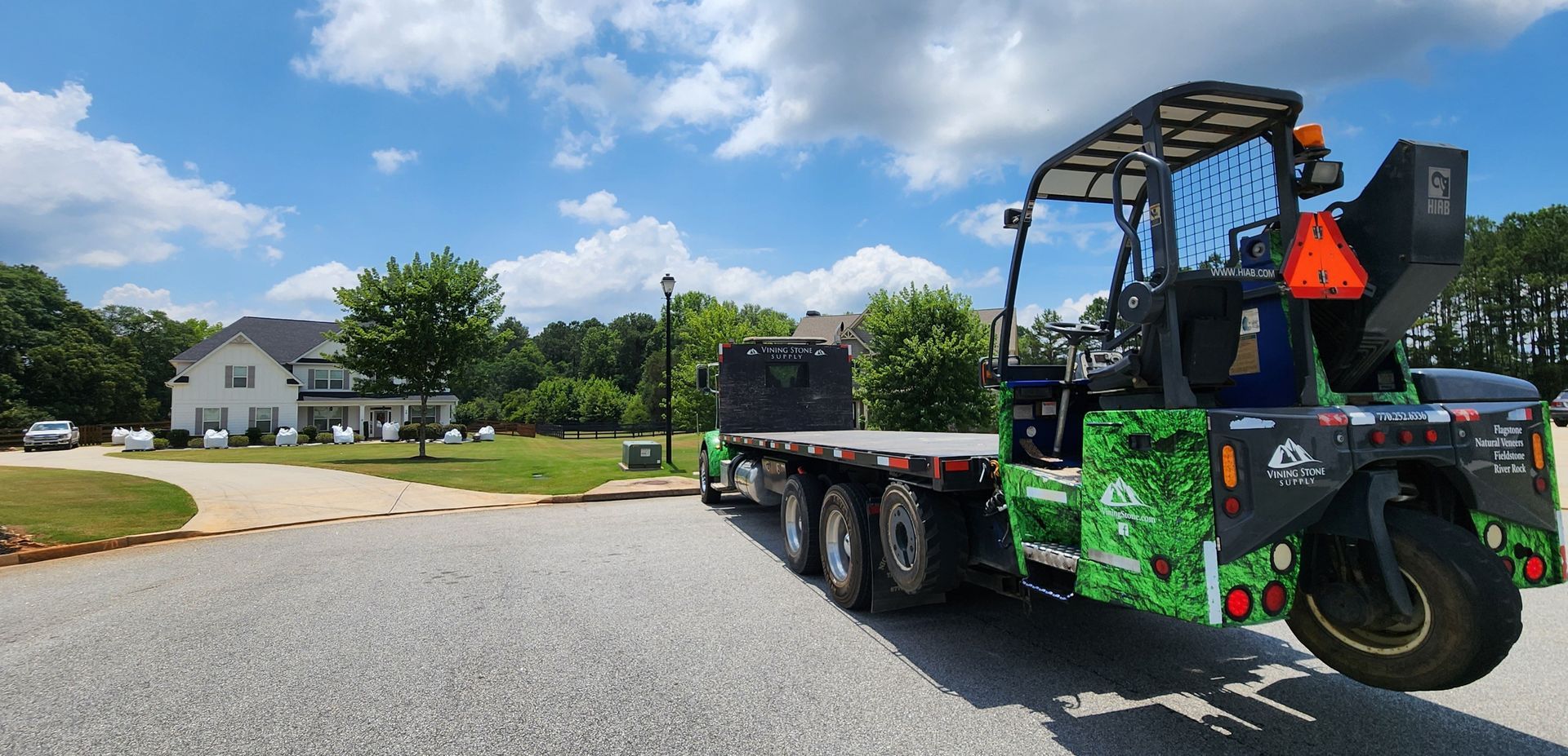 Forklift placement of bulk bags