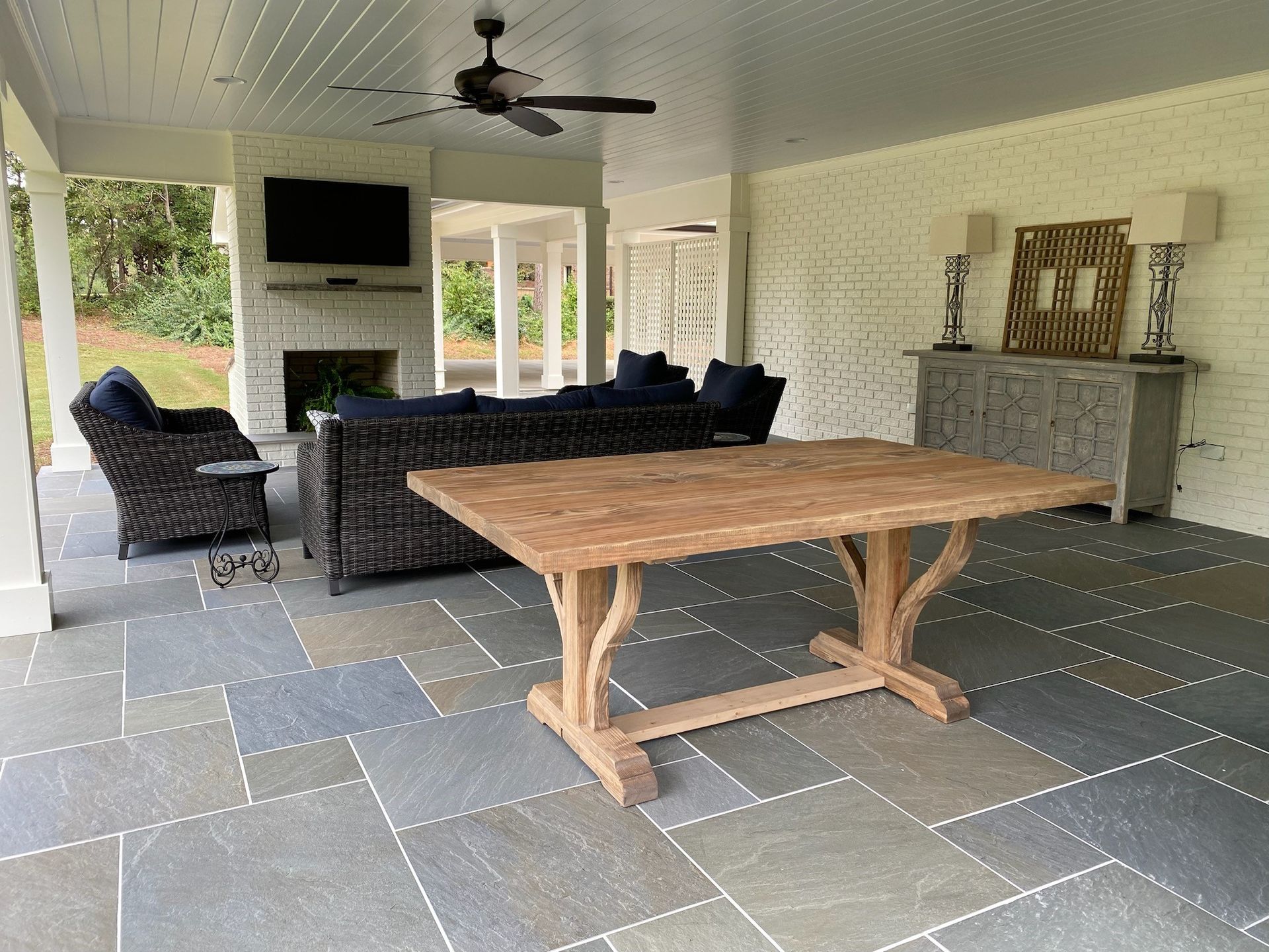 Savannah Stone Full Color Bluestone Porcelain at Vining Stone in GA