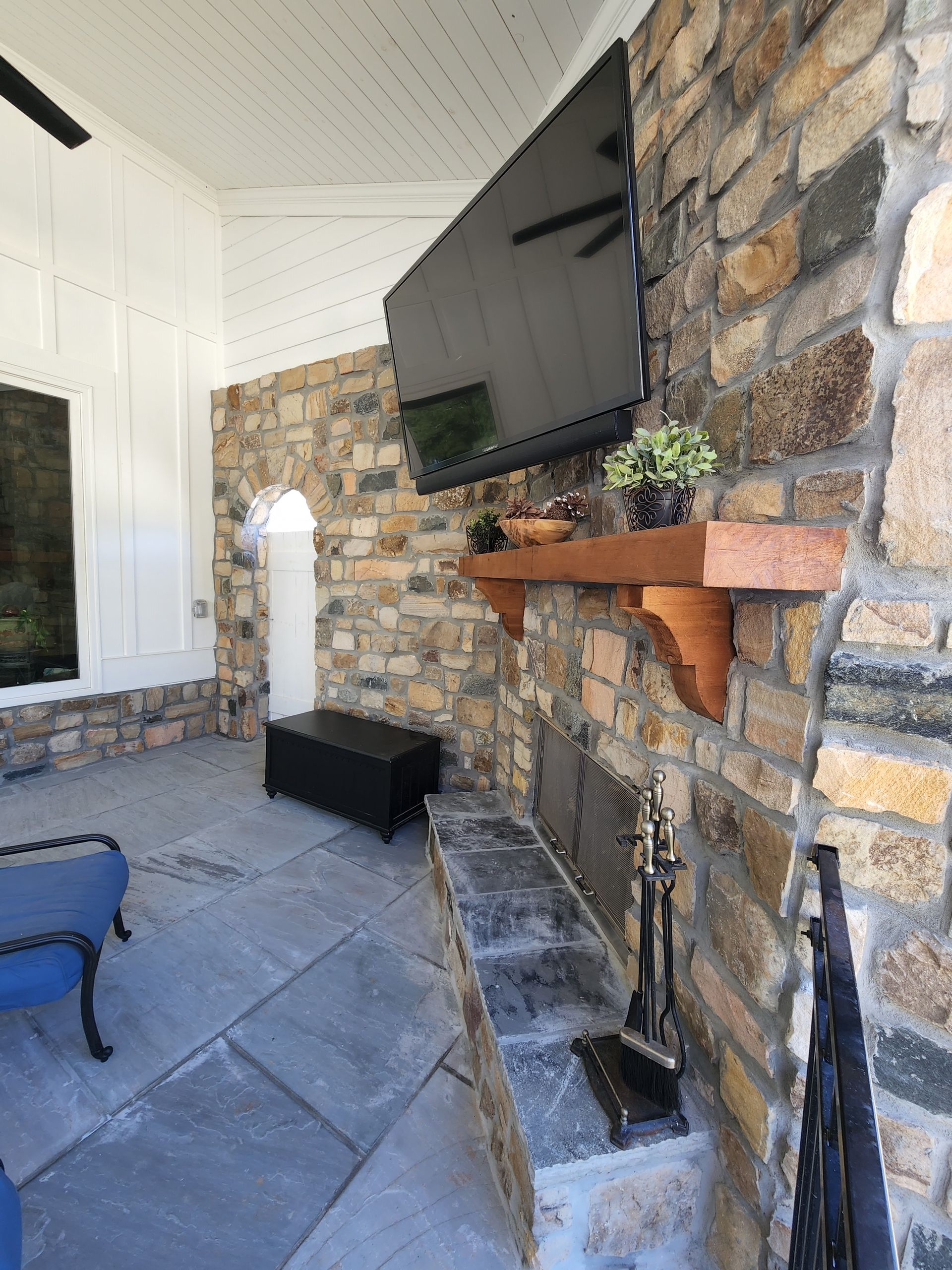 Outdoor Living Fireplace
