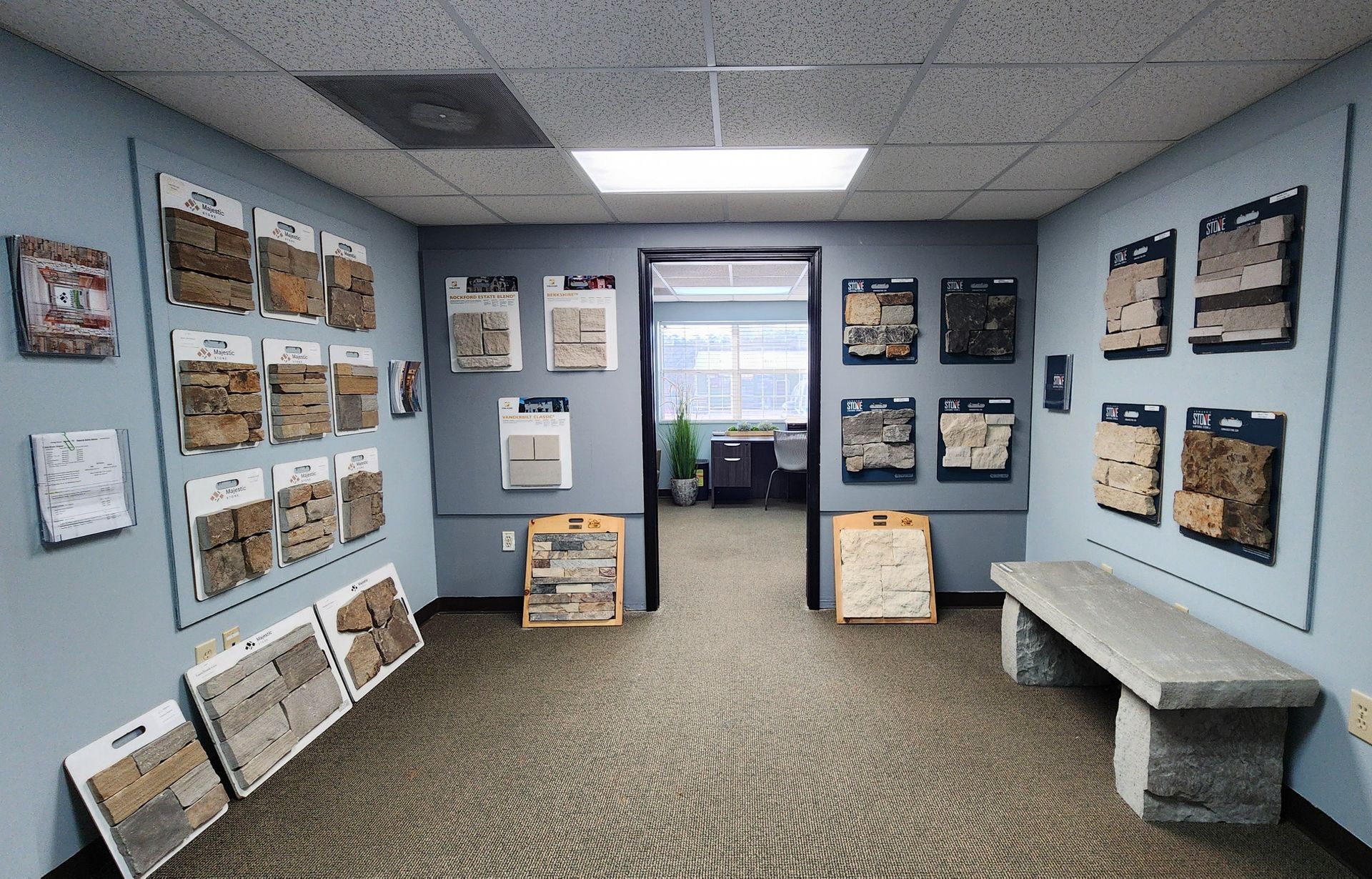 Indoor Showroom at Vining Stone