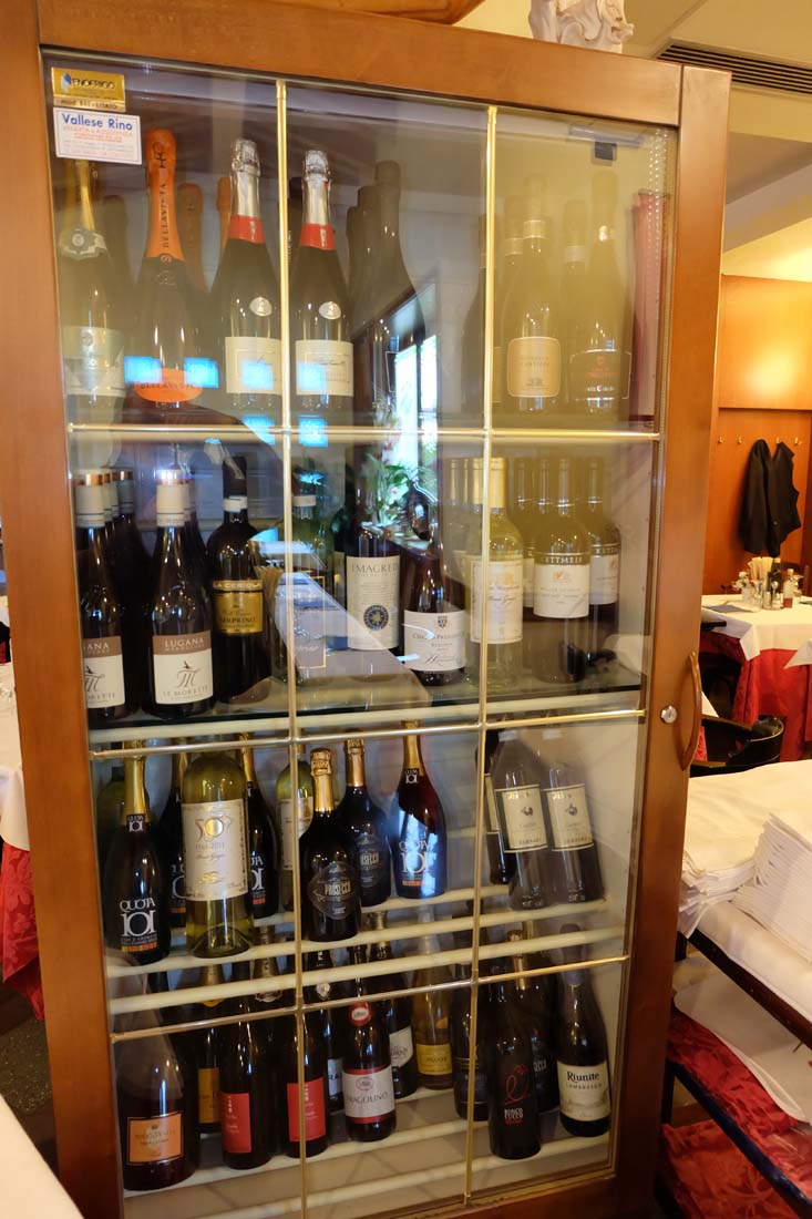 Ampia scelta di vini