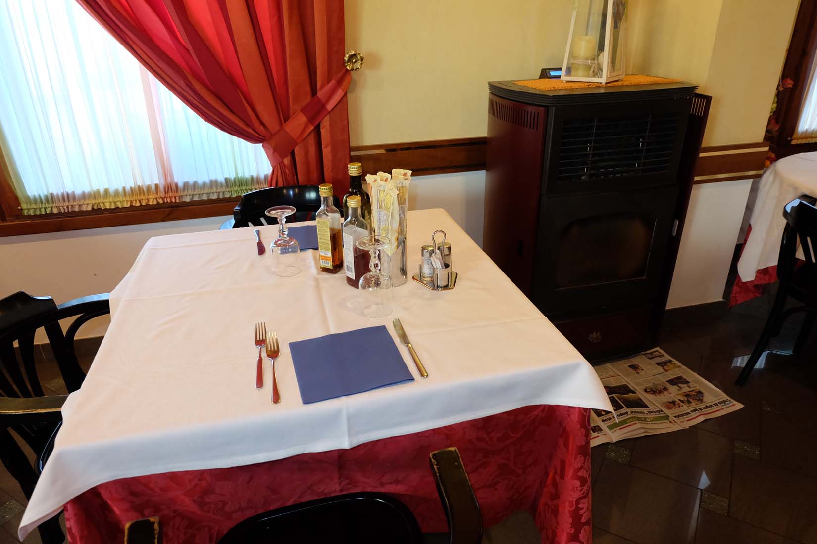 Tavoli per coppie e famiglie