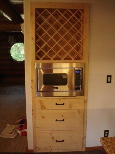 Custom Cabinets and Wine Rack for Kitchen - Cabinets in Springfield, OR