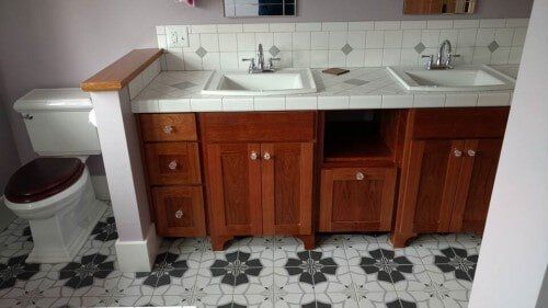 Customized bathroom cabinets and sinks - Cabinets in Springfield, OR