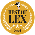 Smiley Pete Best of Lex First Place Badge