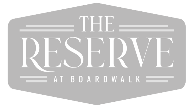 The Reserve at Boardwalk Logo in Footer - linked to Home page