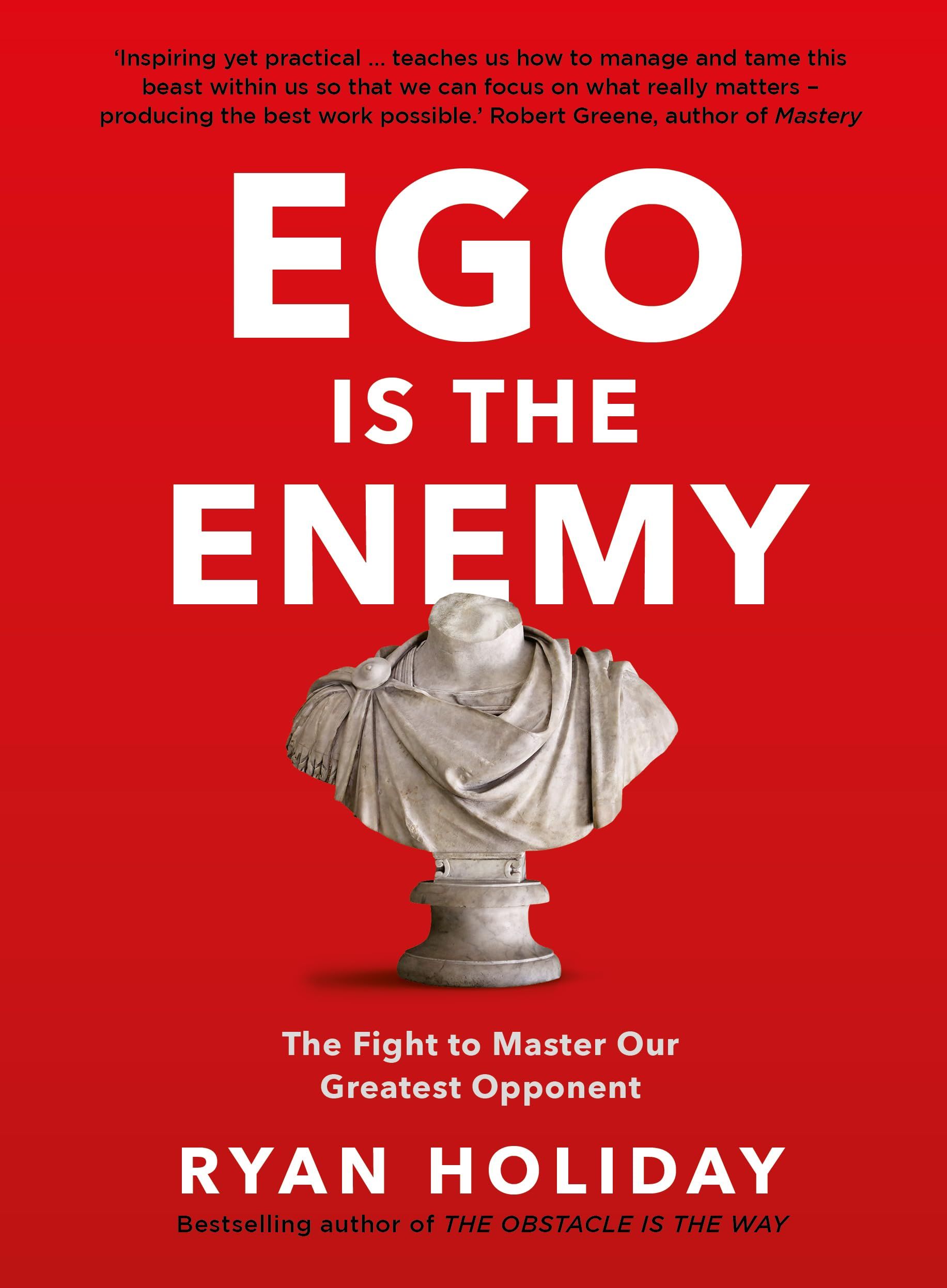 The cover of ego is the enemy by ryan holiday