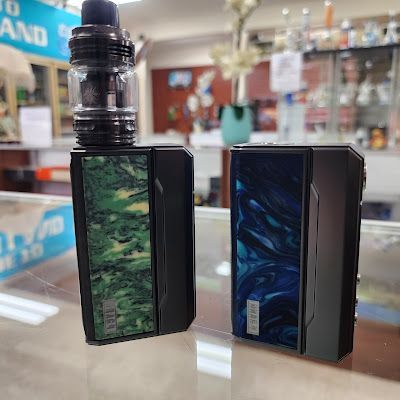 Electronic cigarettes on store counter