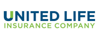 Logo of United Life Insurance Company, text in dark blue and green.