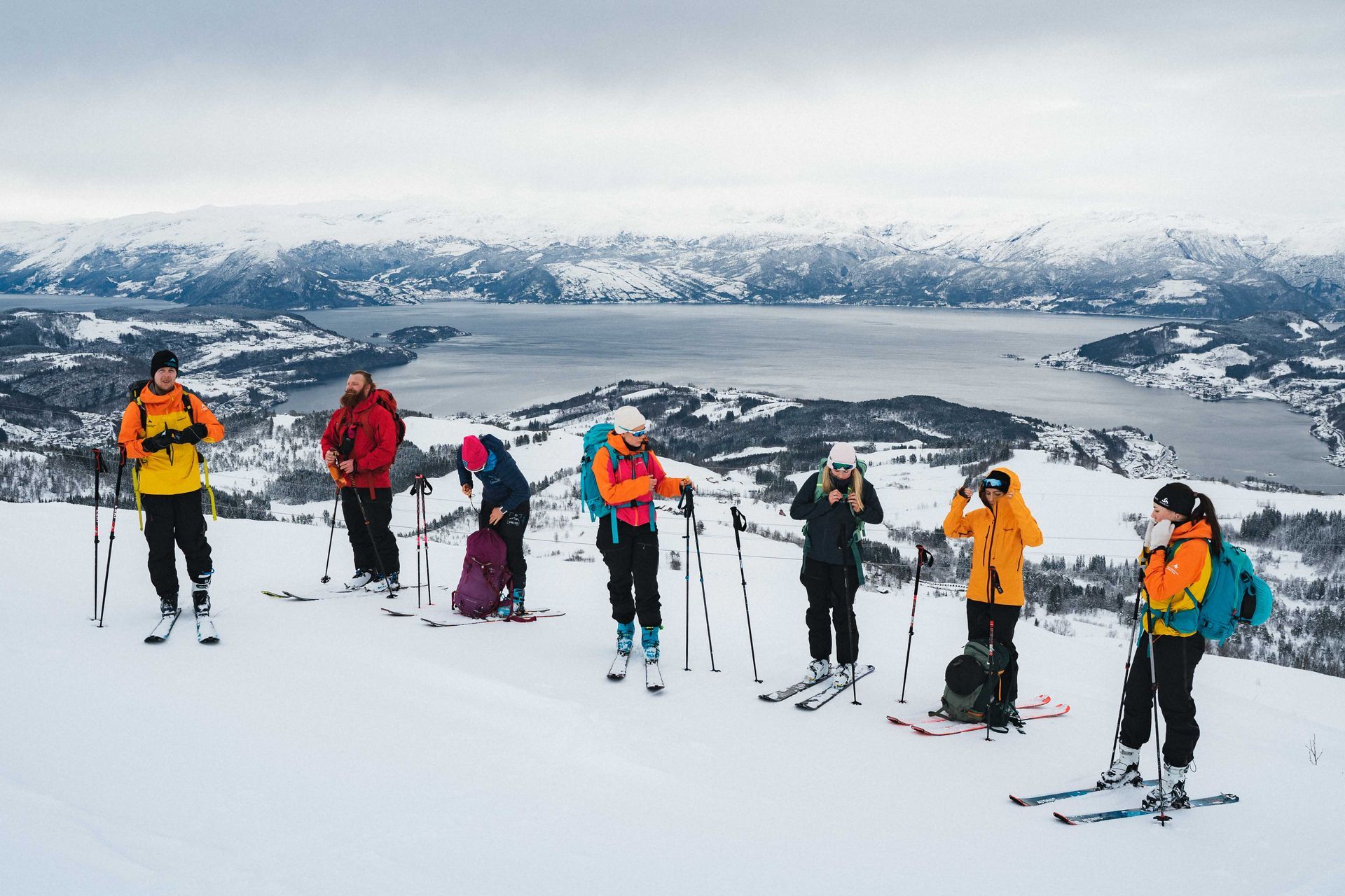 Guida topptur på ski i Hardanger