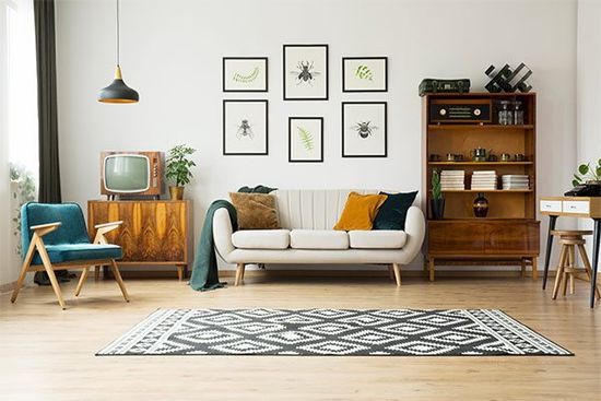 Custom Paint — Modern Living Room in Scituate, RI