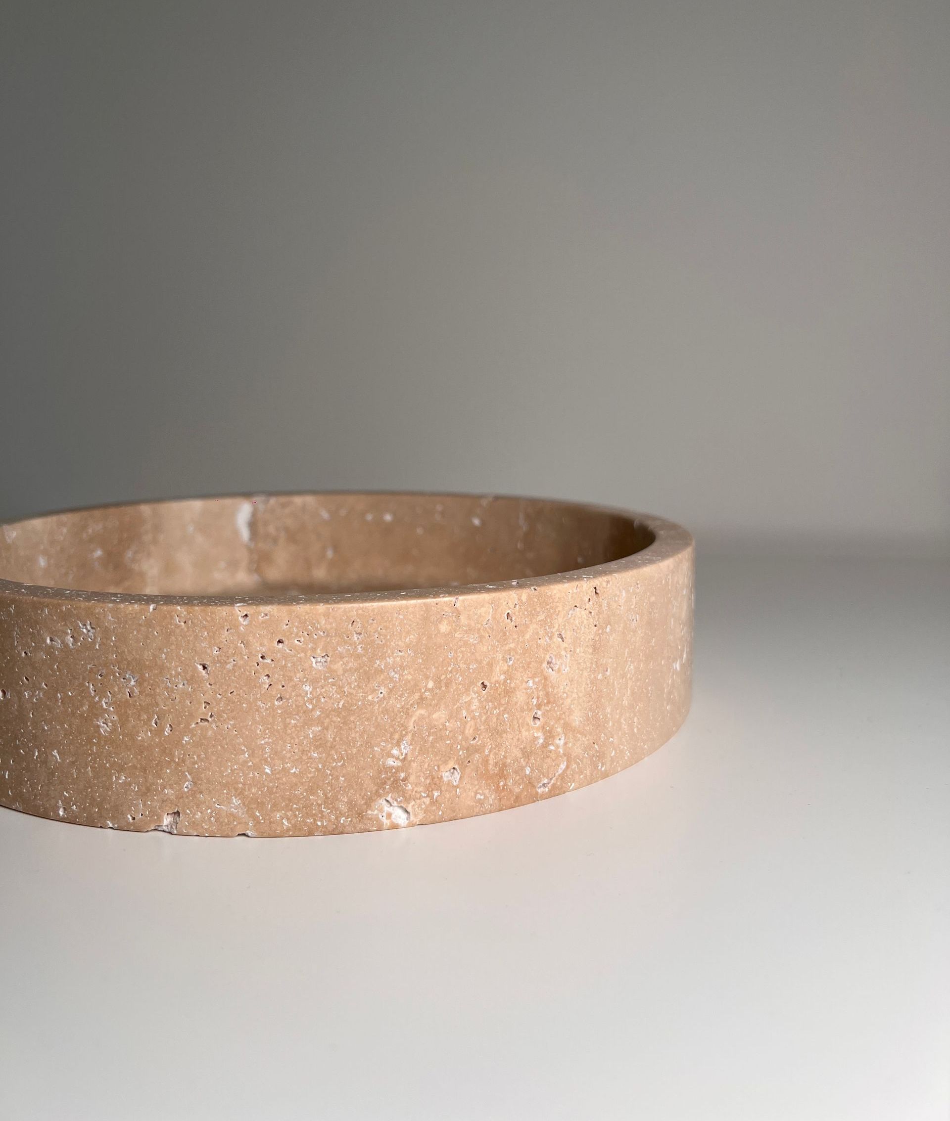 Travertine Bowl 'Aura'