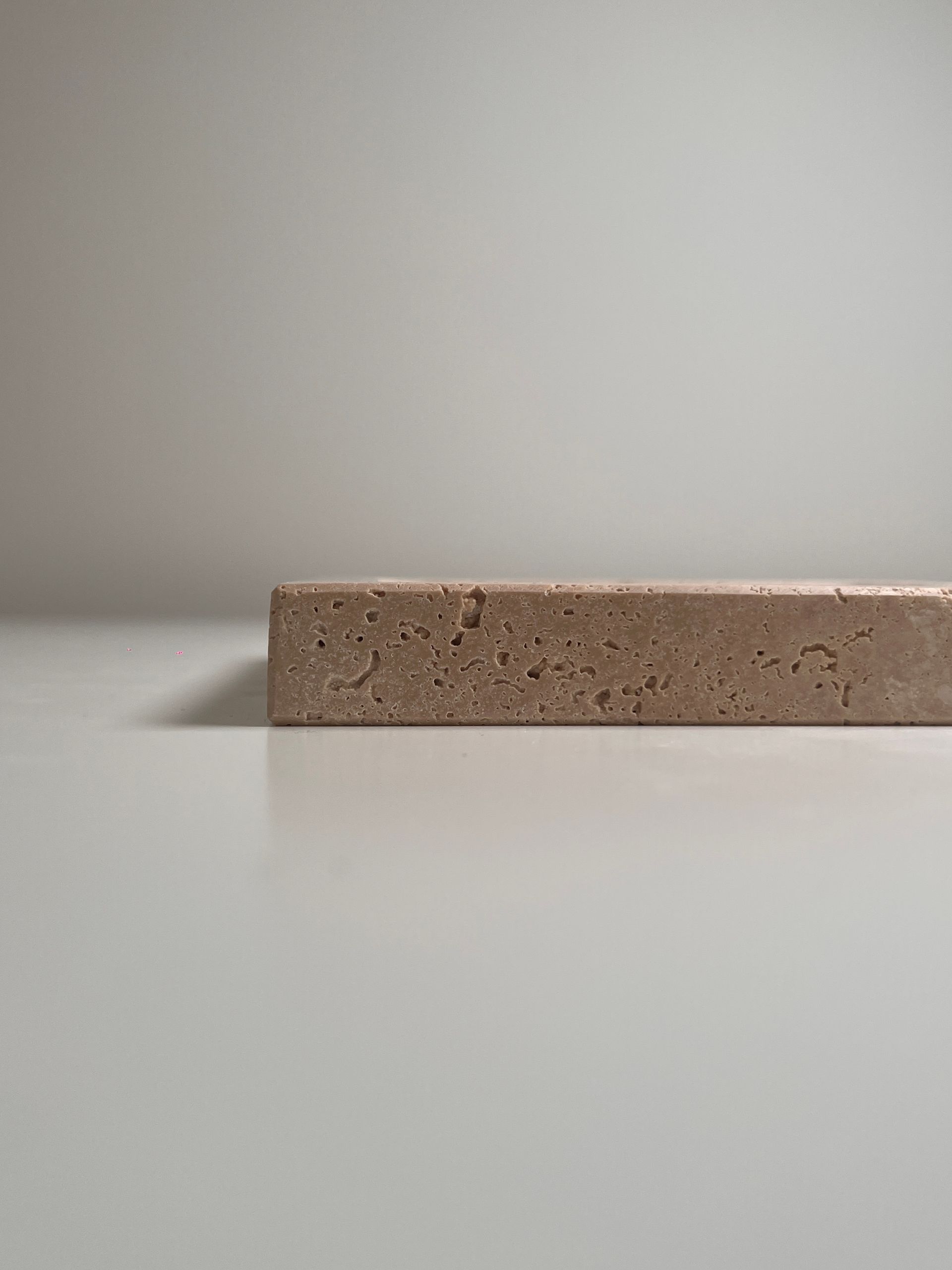 Travertine Tray 'Piazza' M