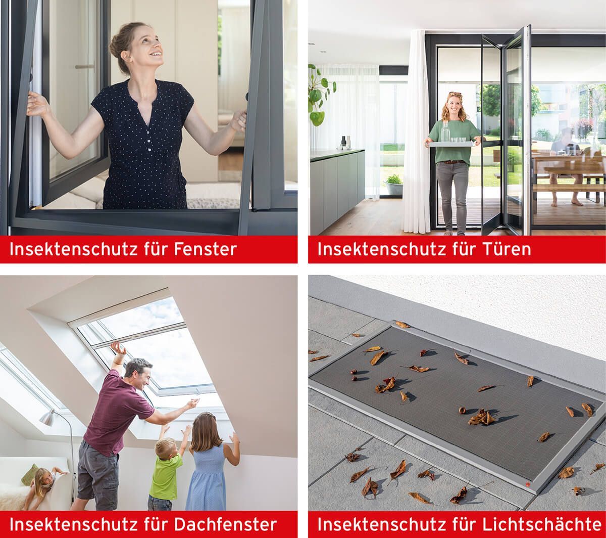 ISN Insektenschutz Produktportfolio