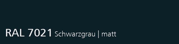 RAL 7021 Schwarzgrau, matt