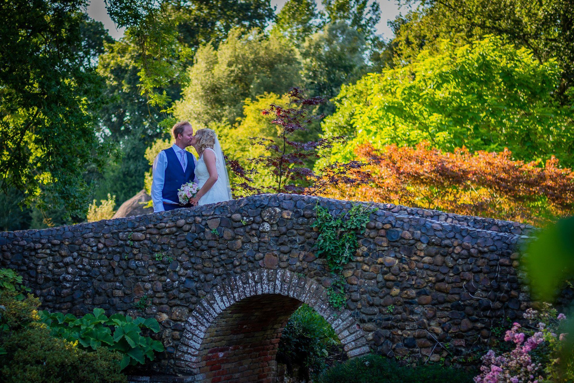 Stepping Stones Wedding Photography, Couple at  Suffolk