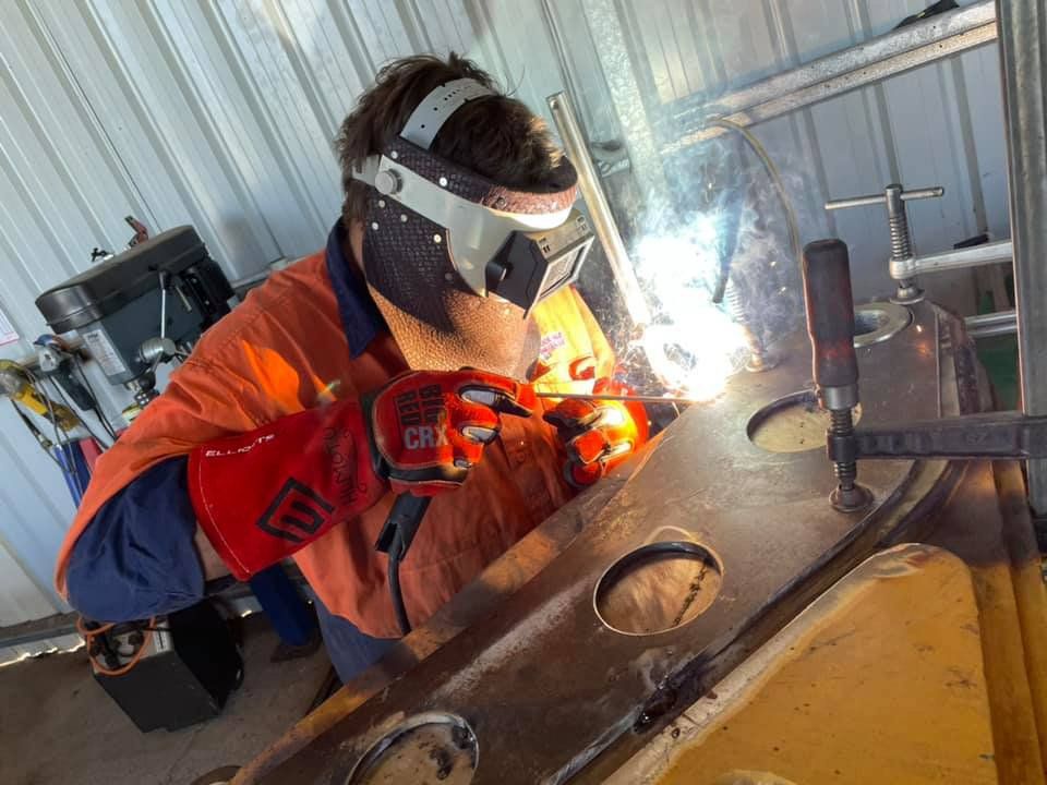 Welding Process — Diesel Repairs in Alice Springs, NT