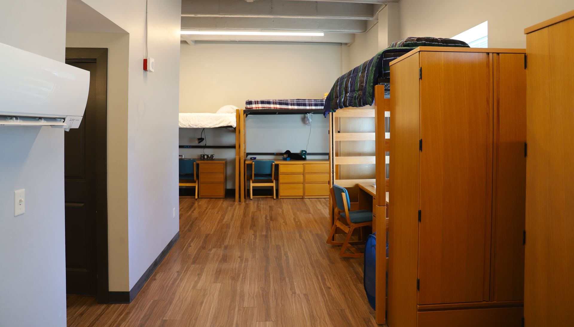 Dormitory room interior