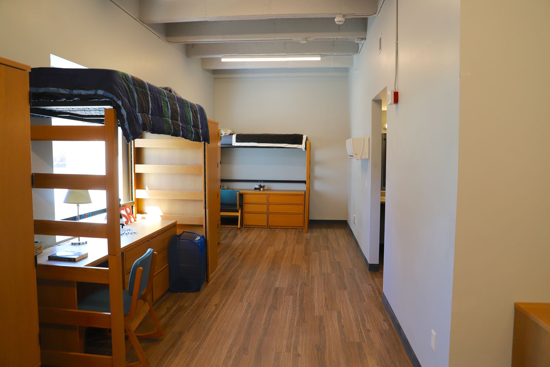 Dormitory room interior