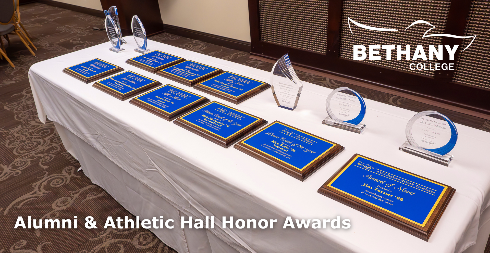 Photo of 2024 Award Plaques