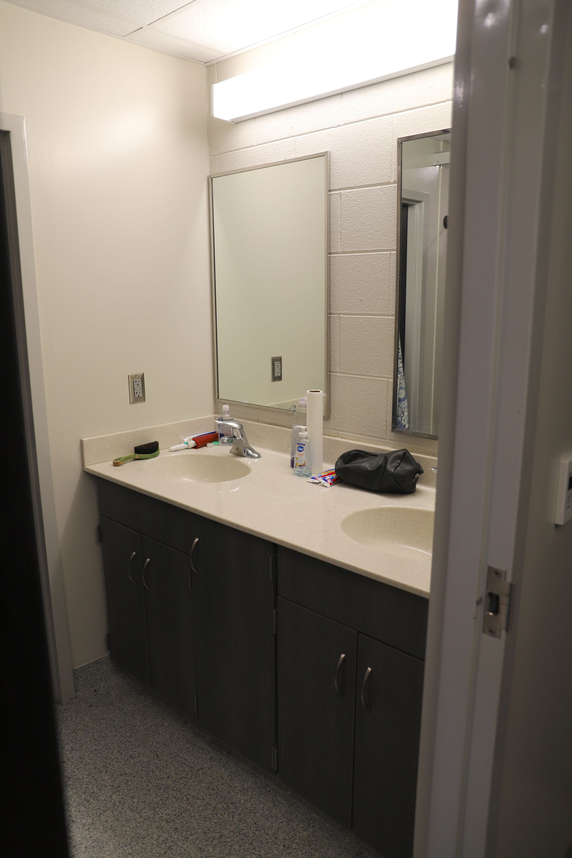 Dormitory bathroom