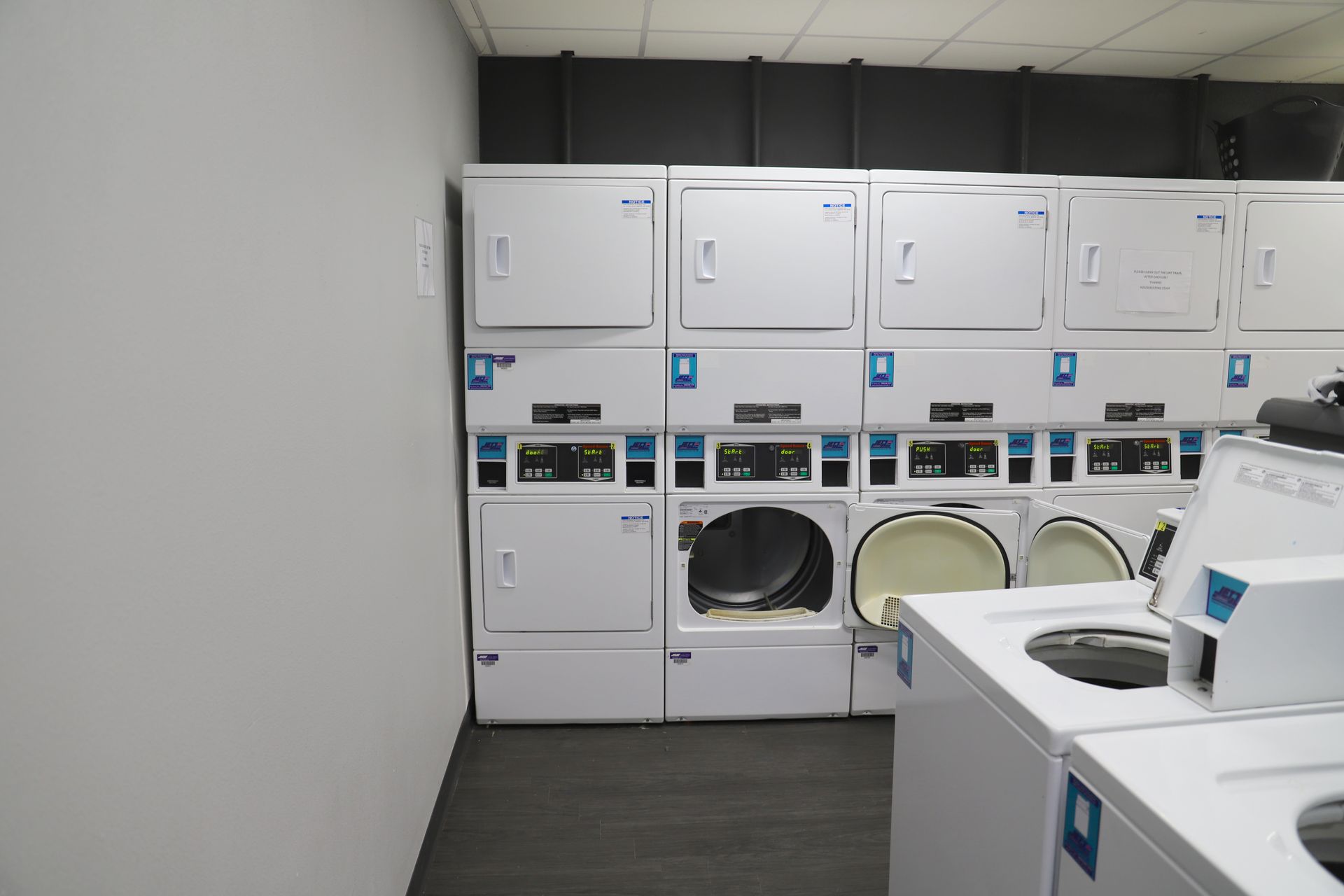 Dormitory laundry facilities