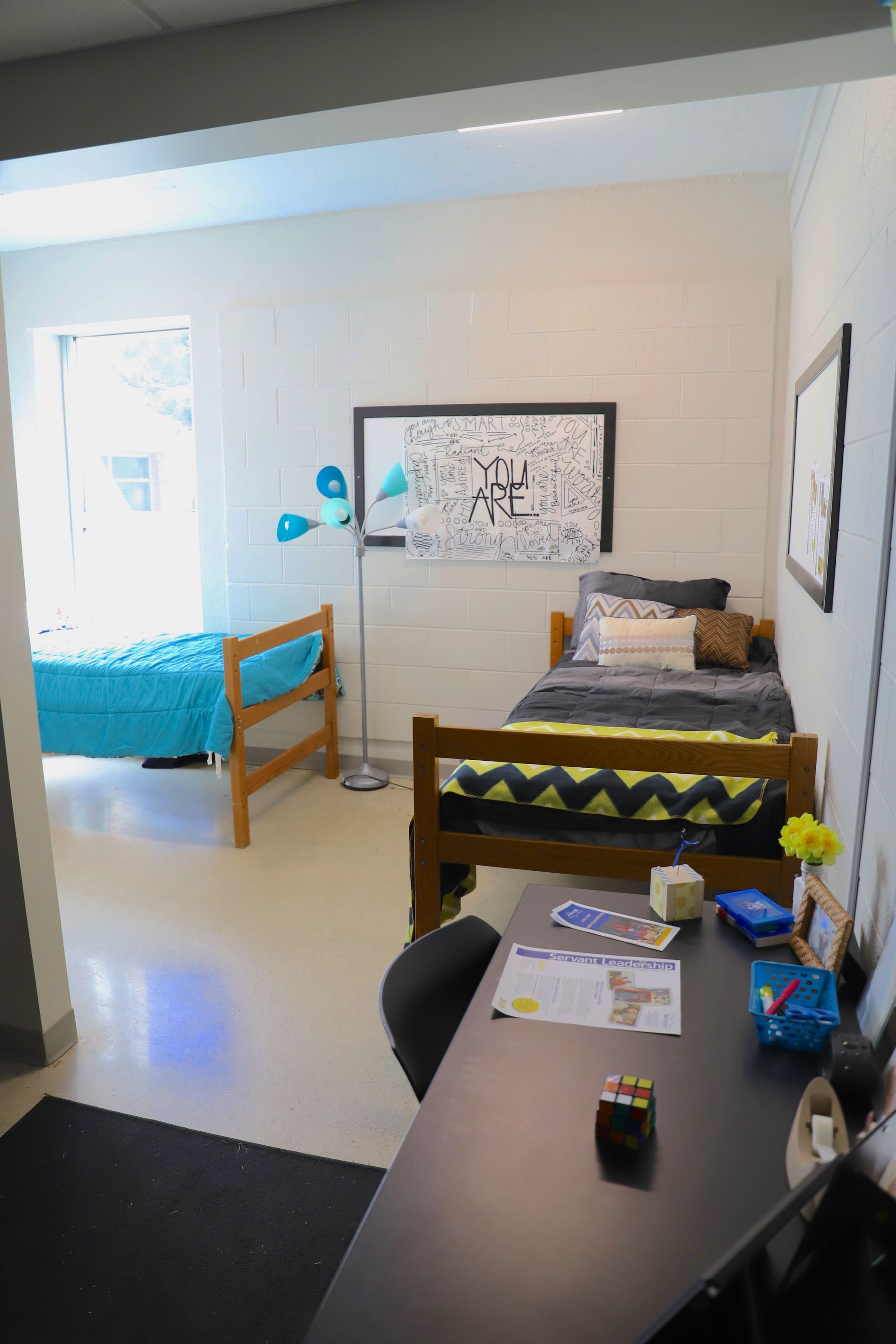 Dormitory room interior