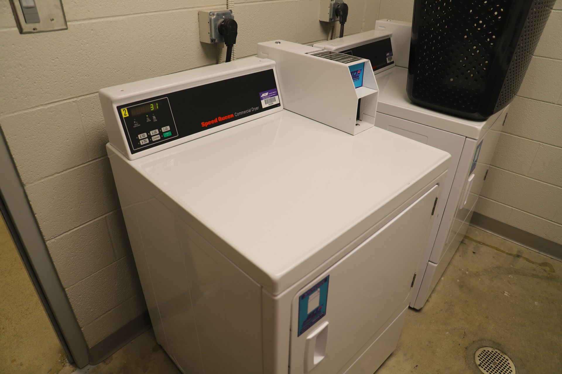 Dormitory laundry facilities