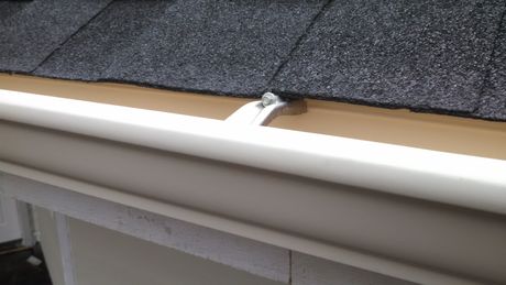 gutter system and tin roof