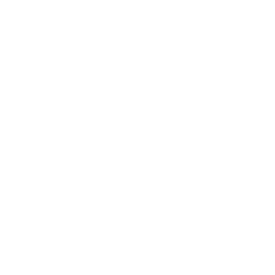 A black and white icon of a scale of justice in a circle.