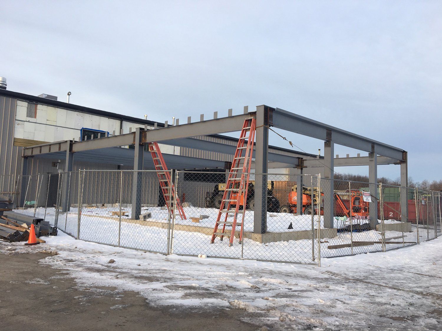 Welding Companies — Commercial Building With Orange Ladder in Westmoreland, NY