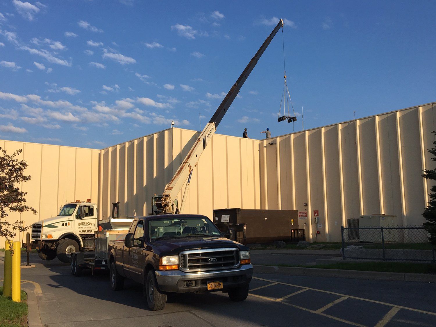 Residential Crane Services — Crane And Care In Working Site in Westmoreland, NY