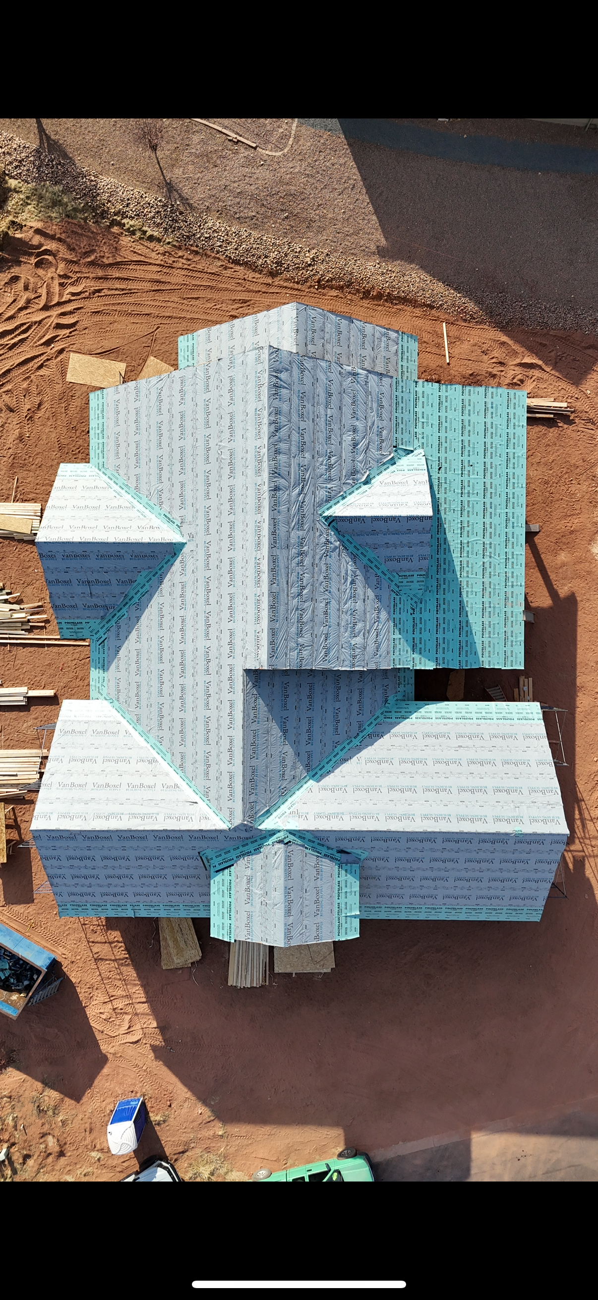 Metal Roof Awning with Shingles snowflake Arizona 