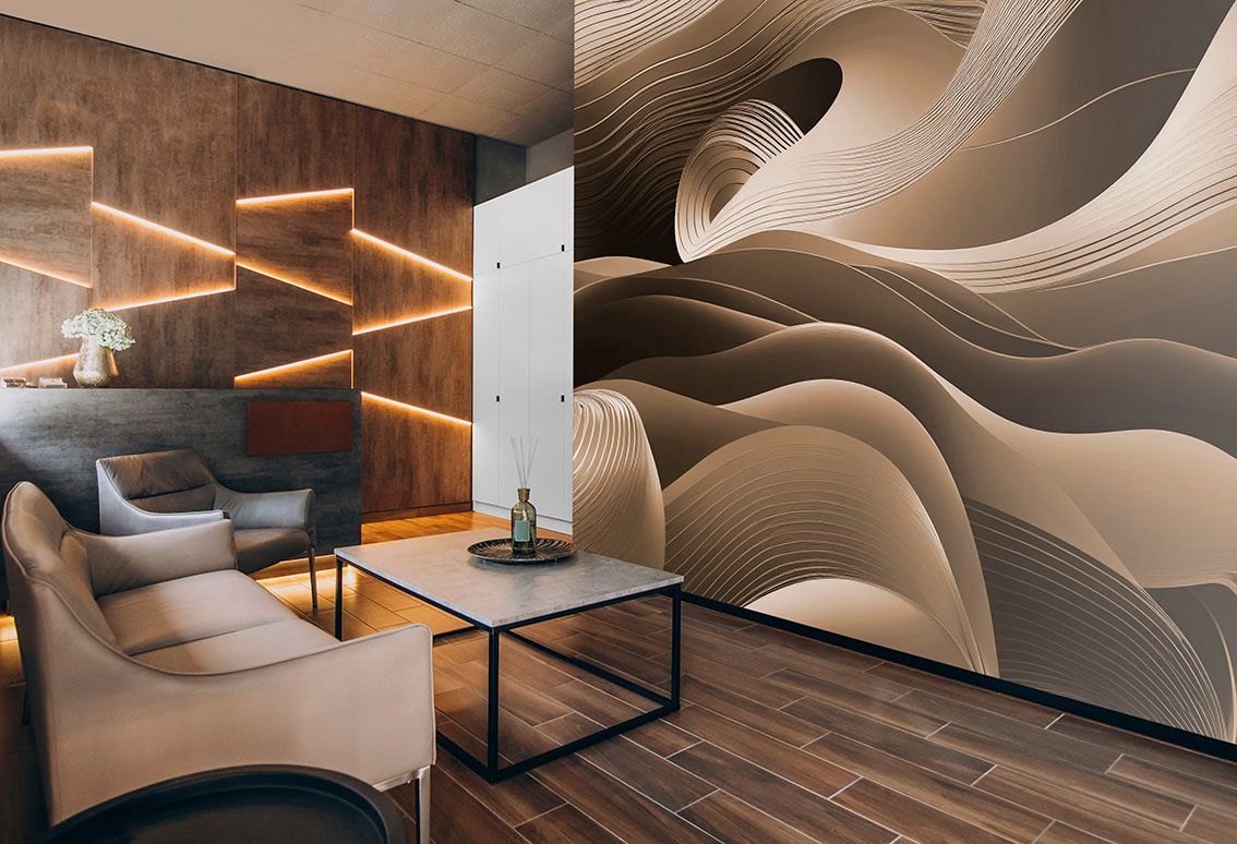 Carta da parati in fibra di vetro per contract horeca hotellerie ville residenziale negozi