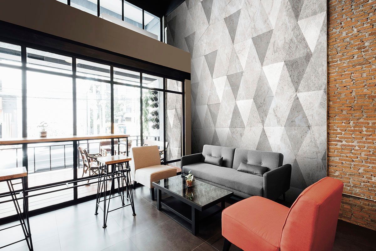 Carta da parati in fibra di vetro per contract horeca hotellerie ville residenziale negozi