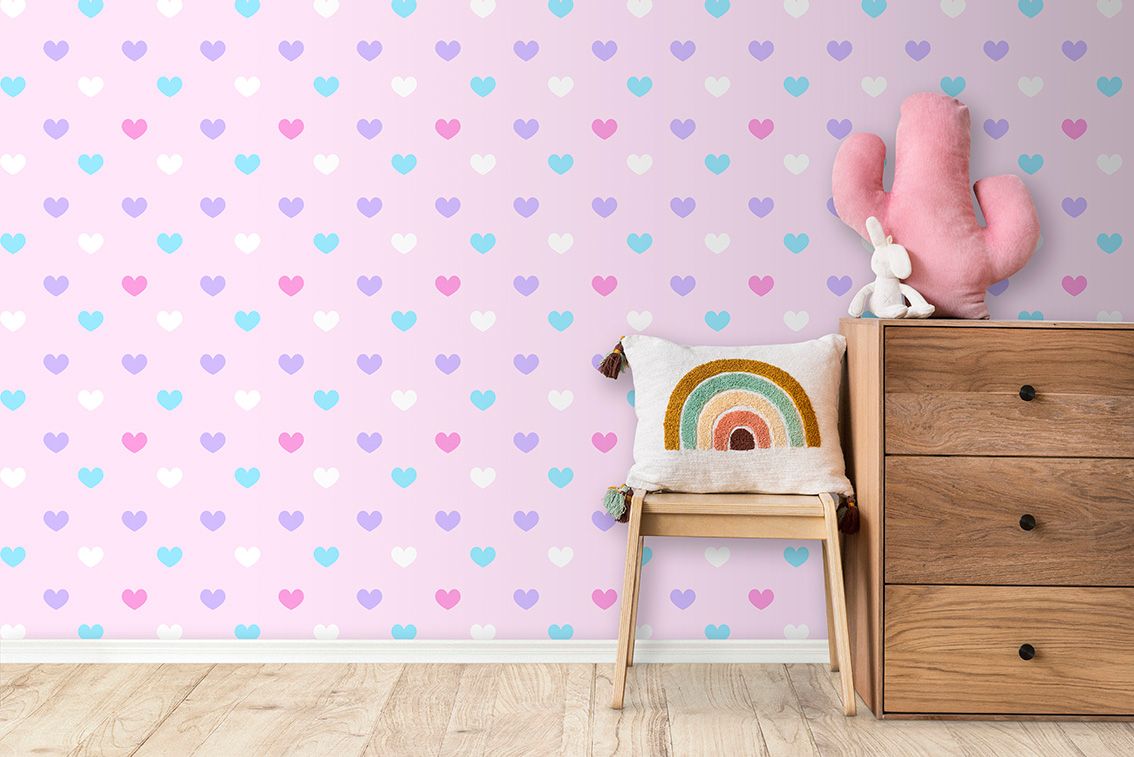 Carta da parati in fibra di vetro per bambini contract horeca hotellerie ville residenziale negozi