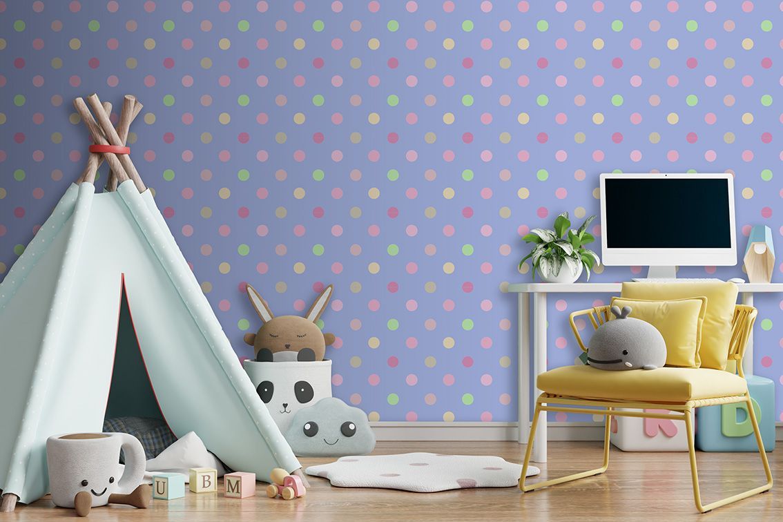 Carta da parati in fibra di vetro per bambini contract horeca hotellerie ville residenziale negozi