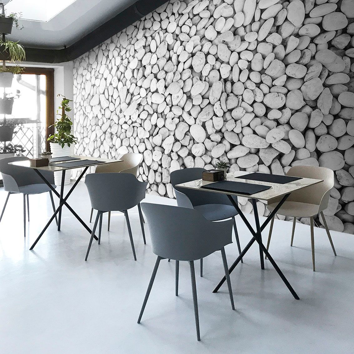 Carta da parati in fibra di vetro per contract horeca hotellerie ville residenziale negozi